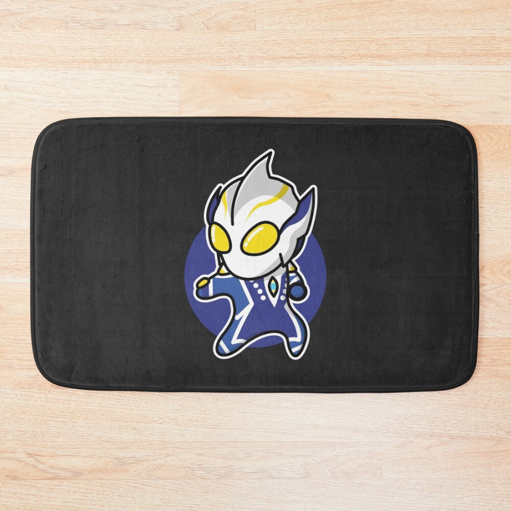 Ultraman Hikari Chibi Style Kawaii Bath Mat