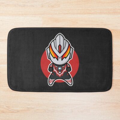 Ultraman Orb Thunder Breastar Chibi Style Kawaii Bath Mat