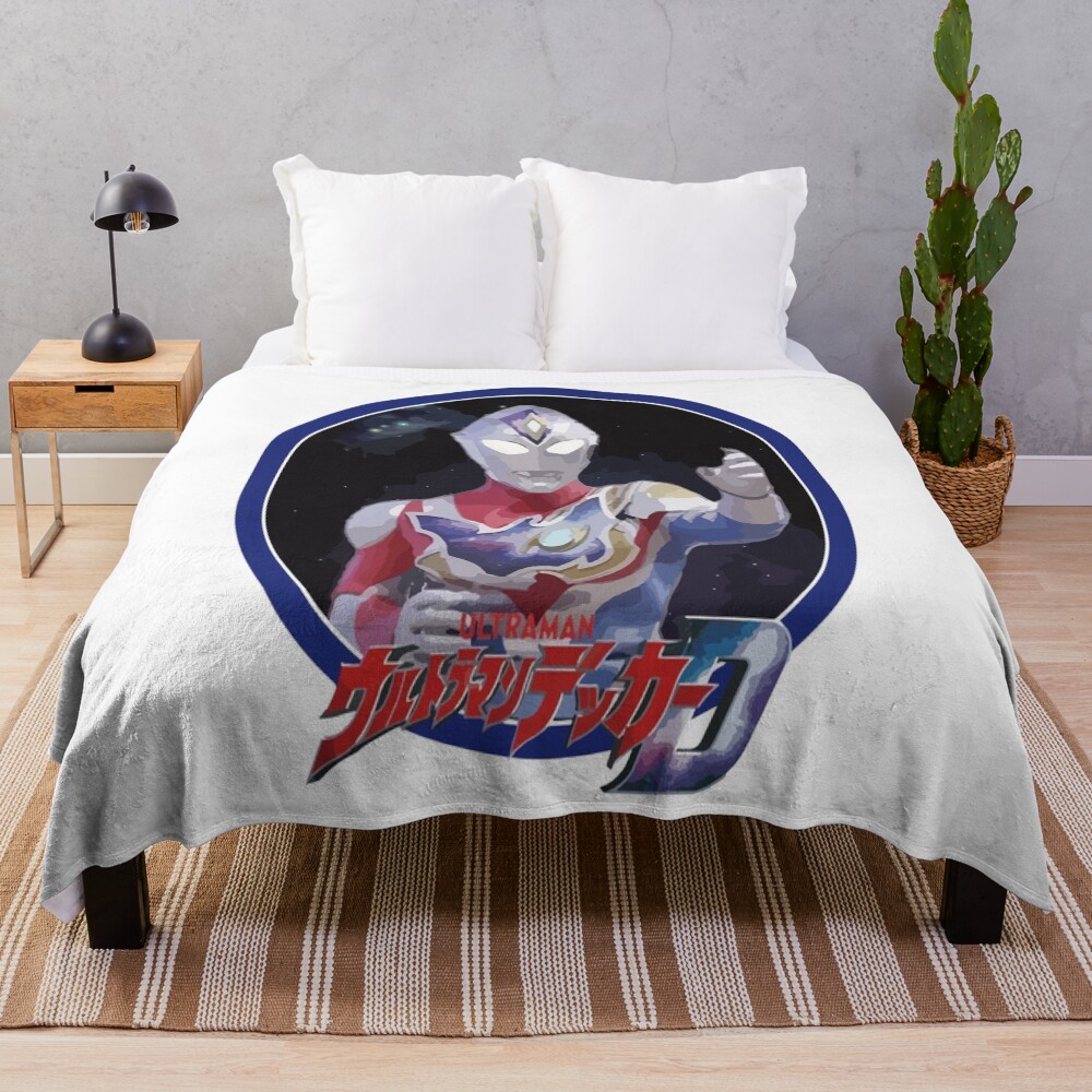 Ultraman Decker Japan Essential Throw Blanket