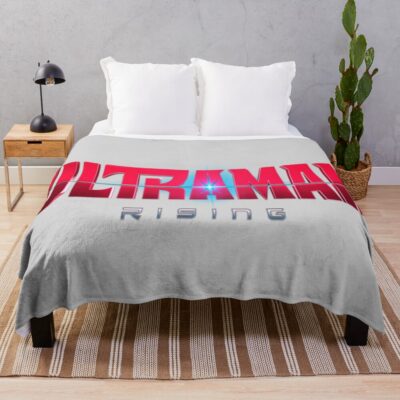 Ultraman Rising Logo Throw Blanket