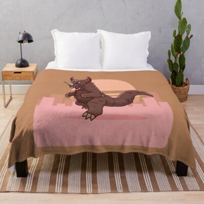 Ultraman Gomora Throw Blanket