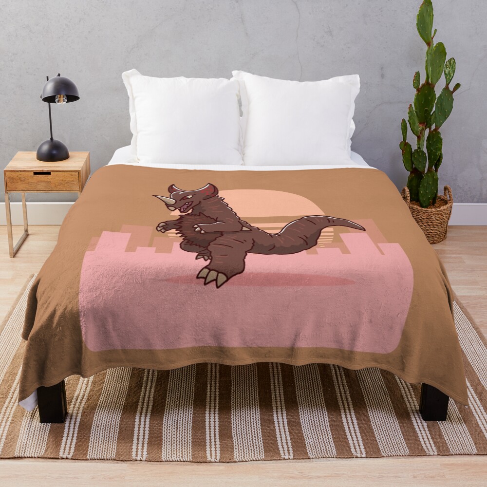 Ultraman Gomora Throw Blanket