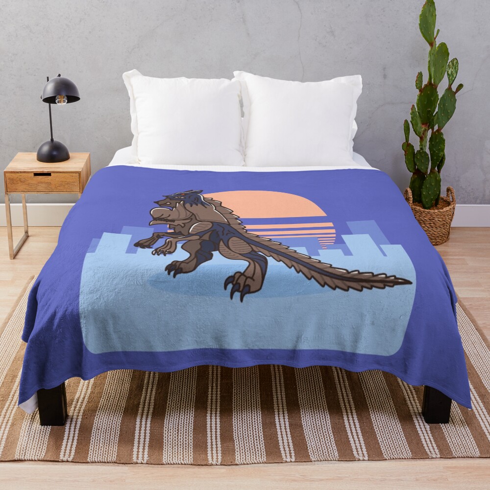 Ultraman Galberos Throw Blanket