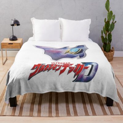 Ultraman Decker Flash Type Japan Essential Throw Blanket