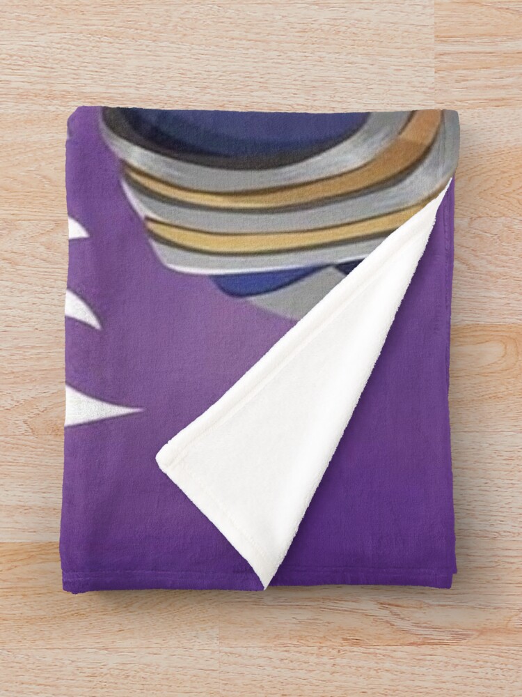 Ultraman Purple Background Throw Blanket - Image 2