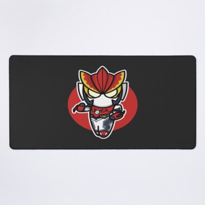 Ultraman Rosso Chibi Style Kawaii Mouse Pad