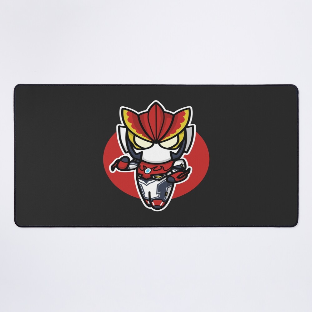Ultraman Rosso Chibi Style Kawaii Mouse Pad