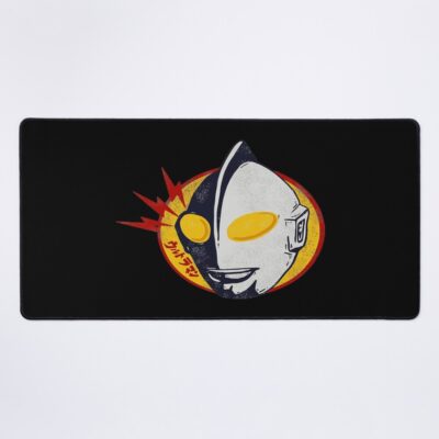 Half Face Yellow Eyes Hero Mask Mouse Pad