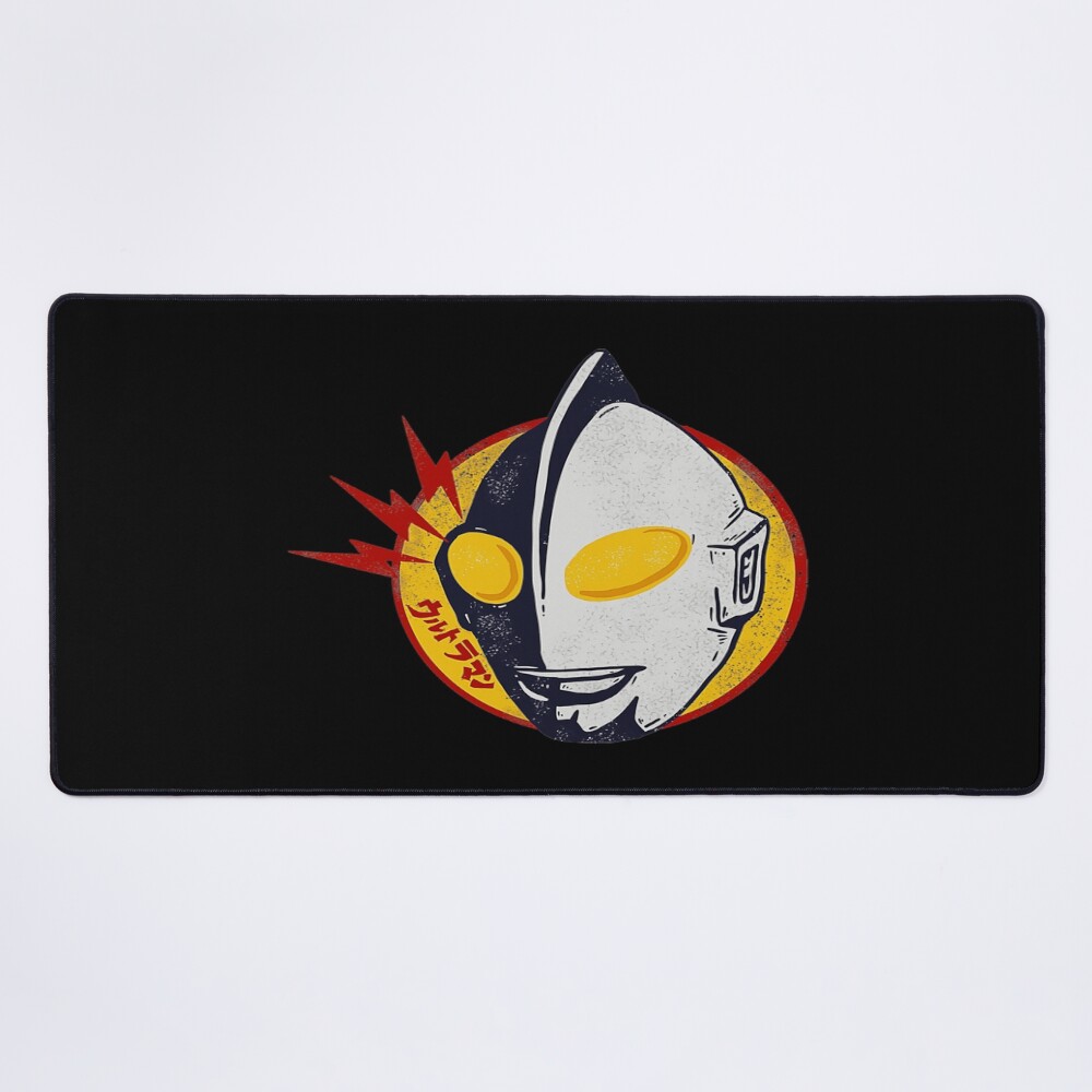 Half Face Yellow Eyes Hero Mask Mouse Pad