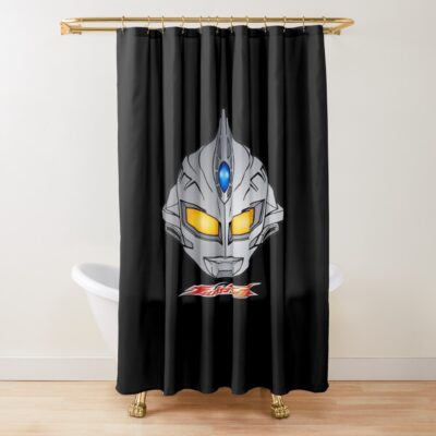 Ultraman Max Fanart Head Classic Shower Curtain