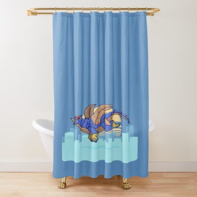 Ultraman Lidorias Shower Curtain
