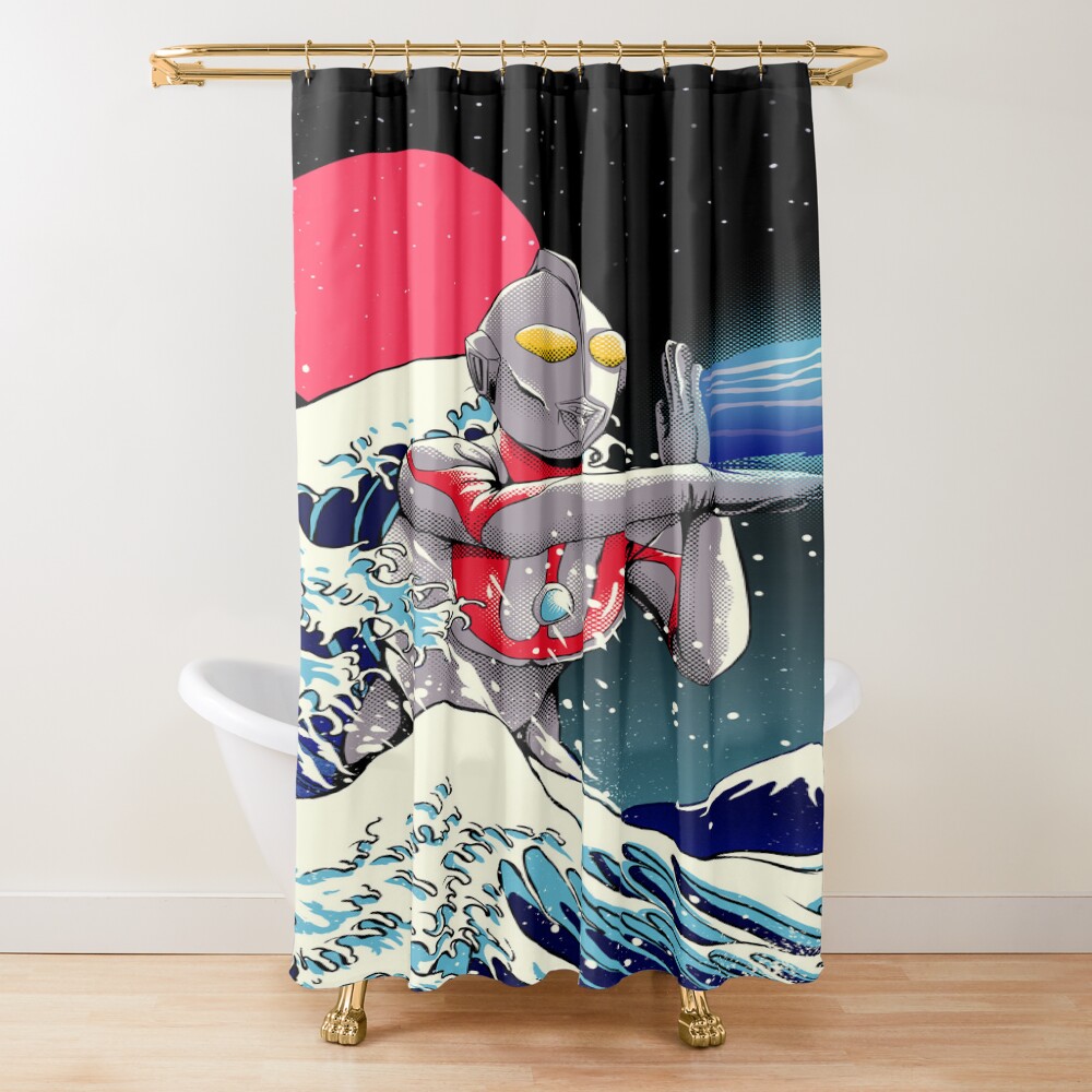 The Great Ultraman Shower Curtain