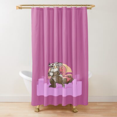 Ultraman Lunaticks Shower Curtain