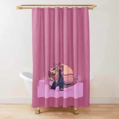 Ultraman Mogusion Shower Curtain