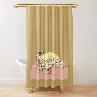 Ultraman Eleking Shower Curtain