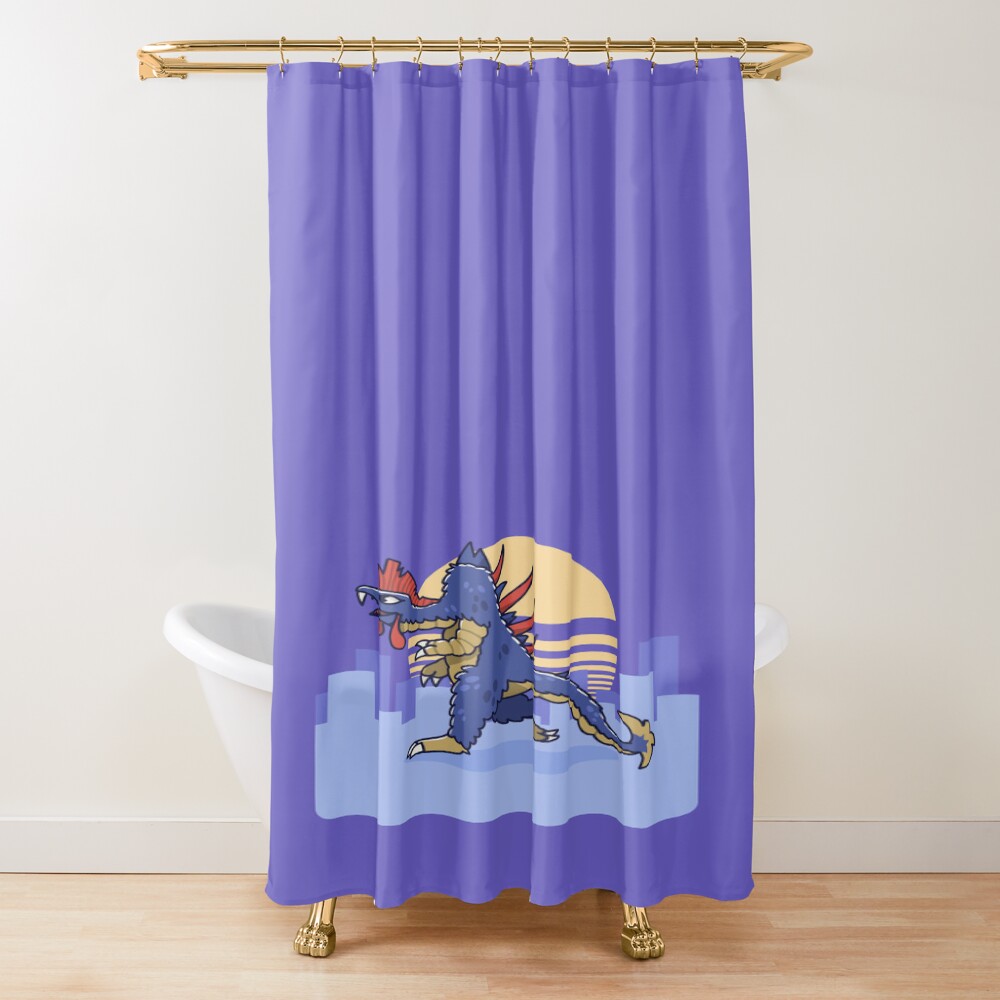 Ultraman Femigon Shower Curtain