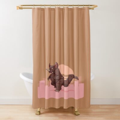 Ultraman Gomora Shower Curtain