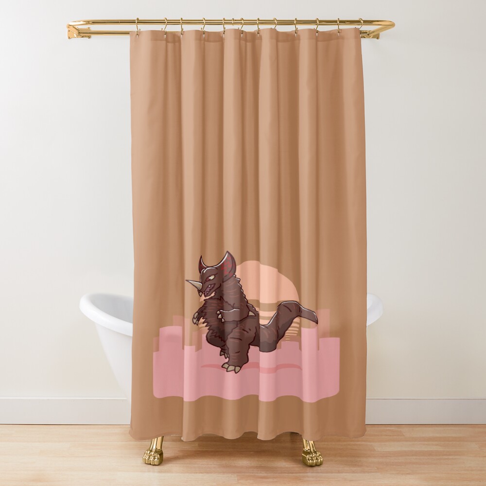 Ultraman Gomora Shower Curtain