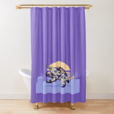 Ultraman Gubila Shower Curtain