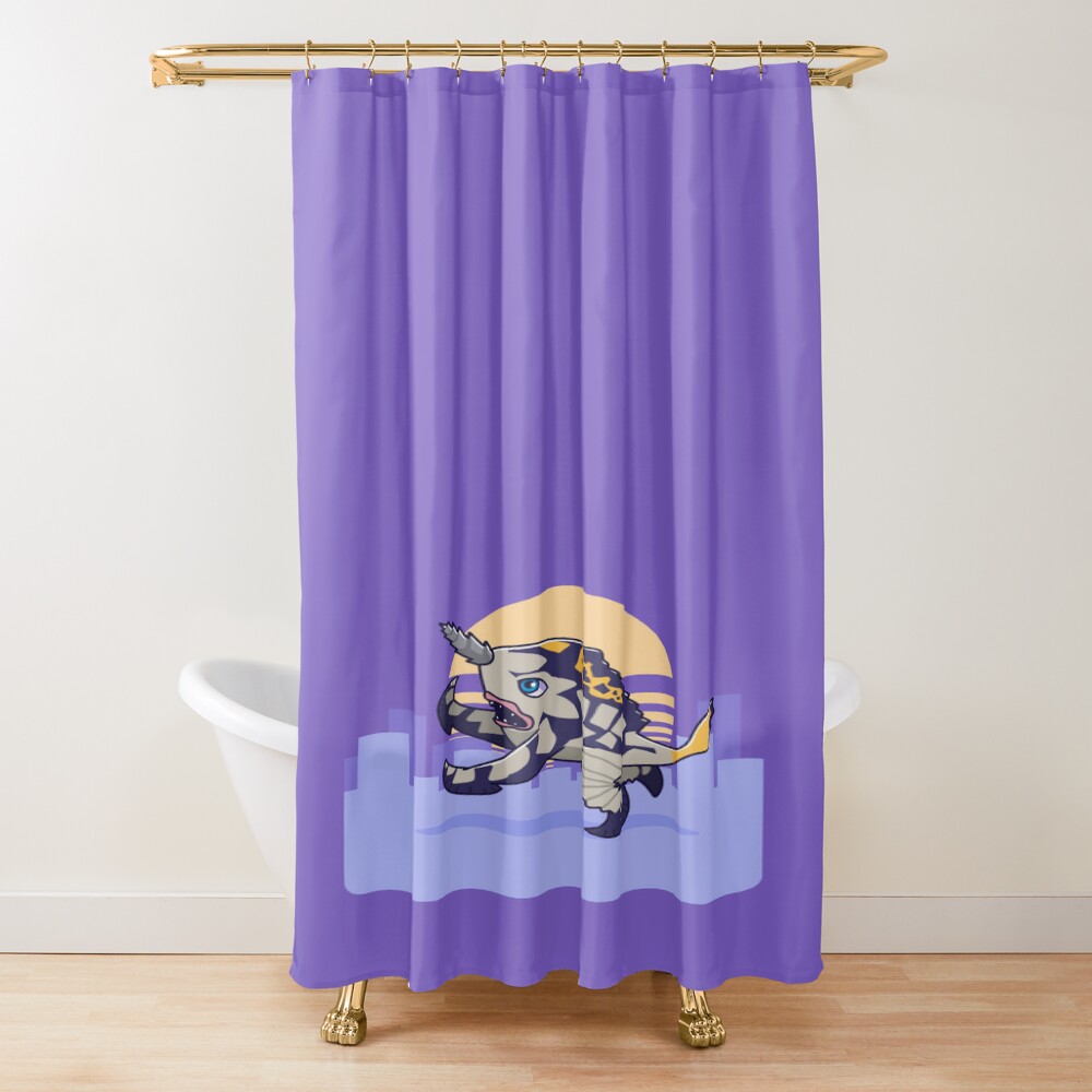 Ultraman Gubila Shower Curtain