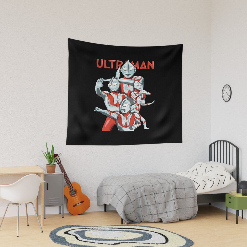 Ultraman Many Versions Tapestry
