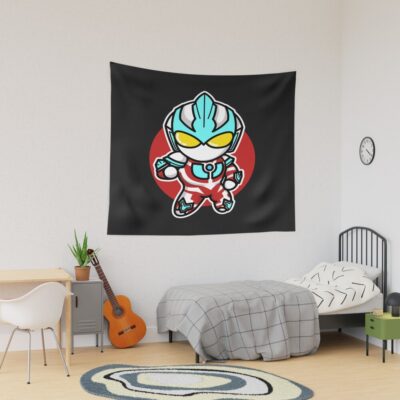 Ultraman Ginga Chibi Style Kawaii Tapestry