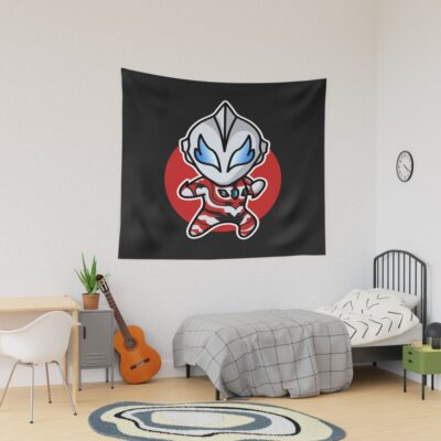 Ultraman Geed Chibi Style Kawaii Tapestry