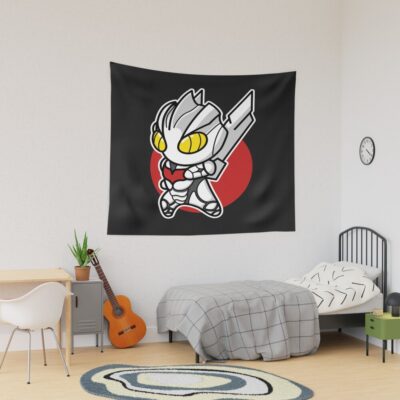 Ultraman Noa Chibi Style Kawaii Tapestry