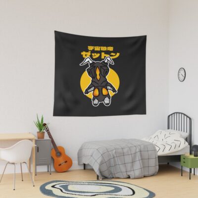 Space Dinosaur Zetton Chibi Style Kawaii Tapestry