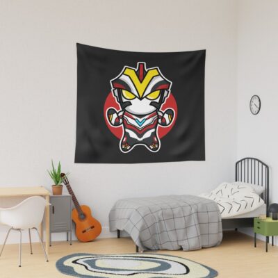 Ultraman Victory Chibi Style Kawaii Tapestry