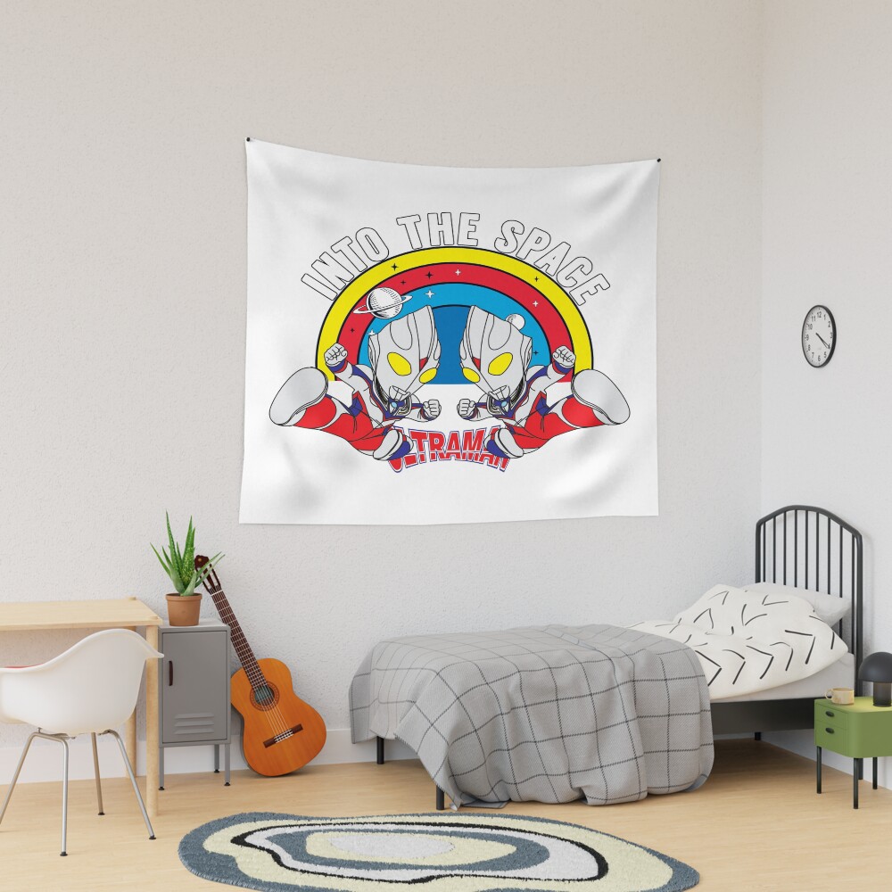 Ultraman Cartoon Into The Space Japan Essential Tapestry