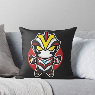 Ultraman Victory Chibi Style Kawaii Throw Pillow