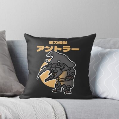 Magnetic Kaiju Antlar Chibi Style Kawaii Throw Pillow