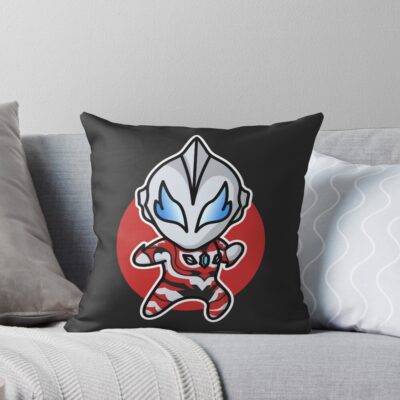 Ultraman Geed Chibi Style Kawaii Throw Pillow