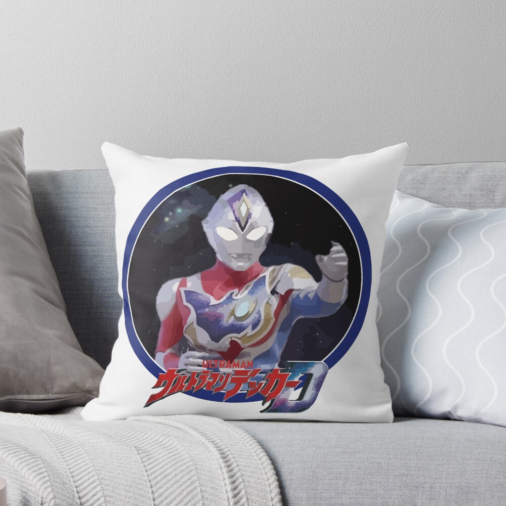 Ultraman Decker Japan Essential Throw Pillow