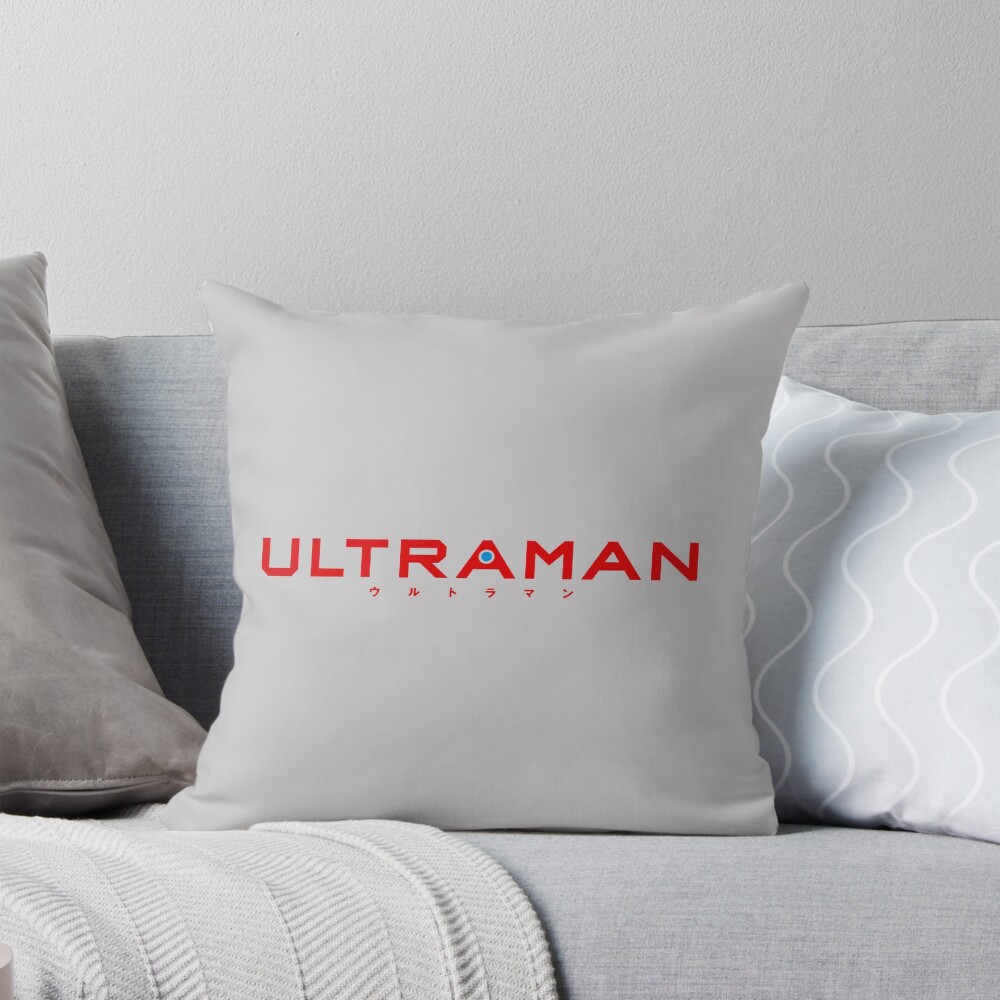 Ultraman Animation Logo Throw Pillow