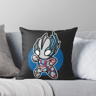 Ultraman Blazar Chibi Style Kawaii Throw Pillow